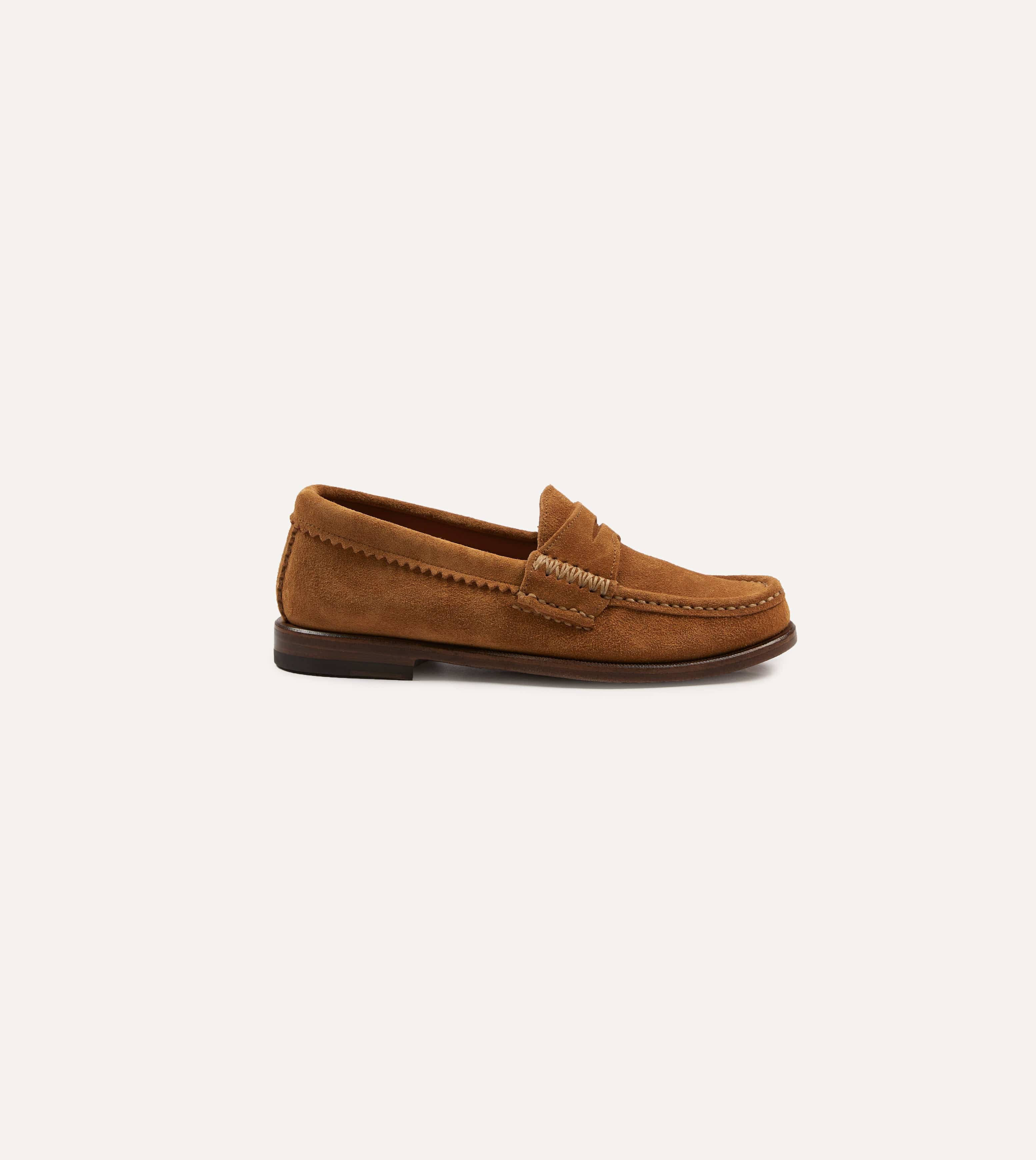 Yuketen Brown Leather Rob’s Loafer - Image 6